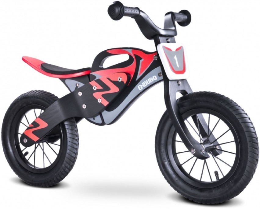 Toyz Rowerek biegowy Enduro czarno-czerwony