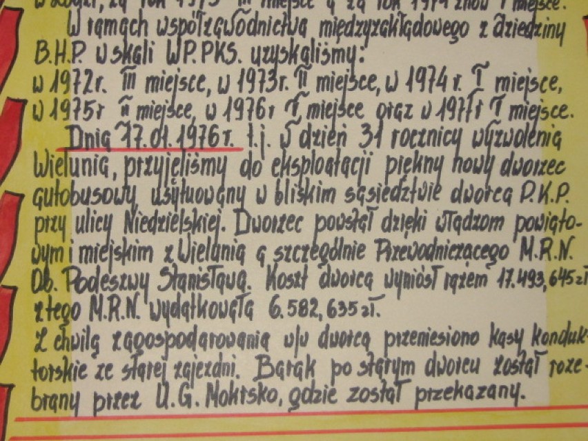 Dworzec PKS w Wieluniu na archiwalnych zdjęciach. Tylko w "Naszym Tygodniku"