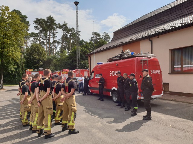 Nadleśnictwo Kalisz: Strażacy ćwiczyli na wypadek pożaru lasu