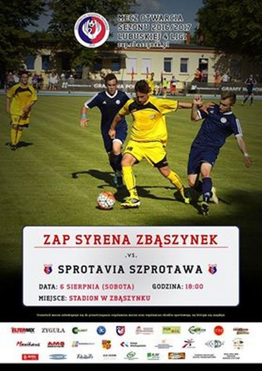 IV liga Grupa Lubuska - ZAP Syrena Zbąszynek - Sprotavia Szprotawa 7:2 (4:1)
