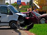 Groźny wypadek w Świdniku (zdjęcia i wideo Dziennikarza Obywatelskiego)