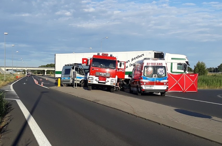 Wypadek wydarzył się na dawnej drodze krajowej numer 10, na...