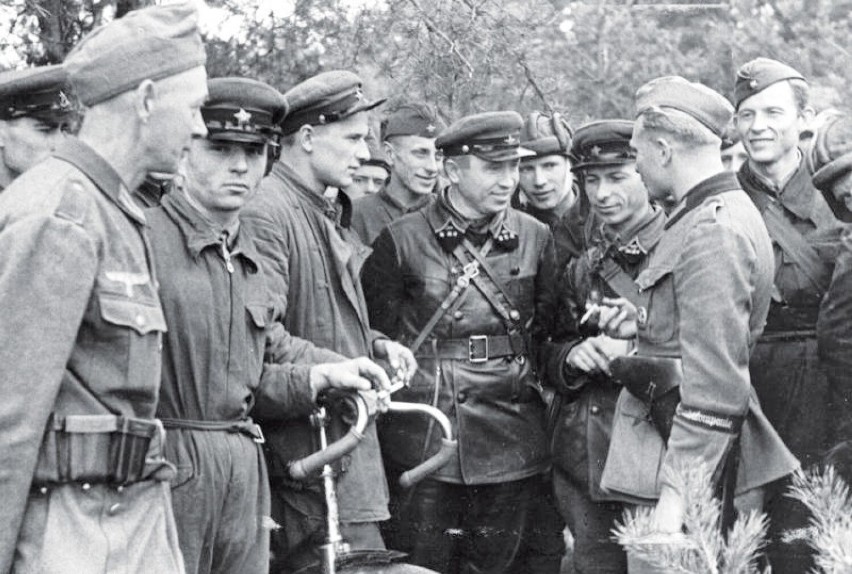 20 września 1939 r. Spotkanie żołnierzy Armii Czerwonej i...