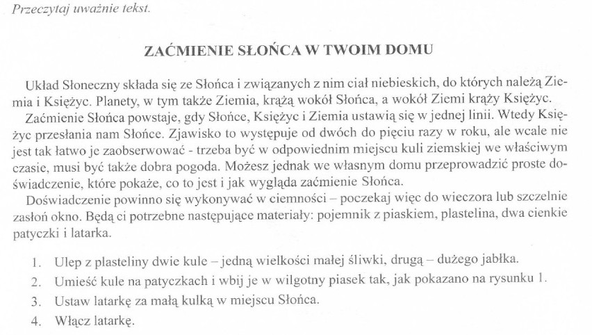 We wtorek, 21 maja 2013, trzecioklasiści piszą Ogólnopolski...