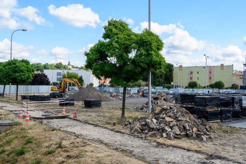 Trwa drugi etap przebudowy bulwarów nad Przemszą w Będzinie