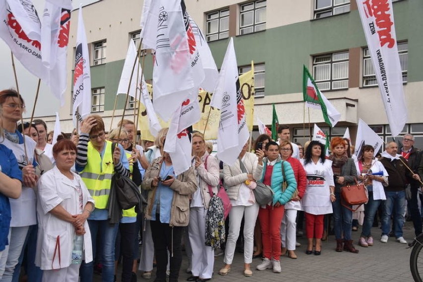 Strajk w rybnickim szpitalu: doszło do porozumienia w kwestii obłożeń