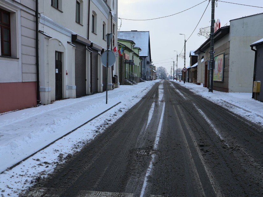 Pierwszy śnieg w Radziejowie