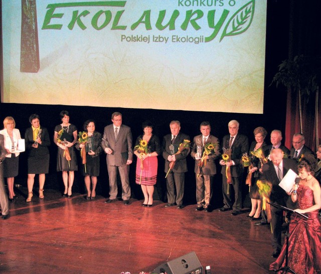 Uroczystość wręczenia EKOLAURÓW 2011