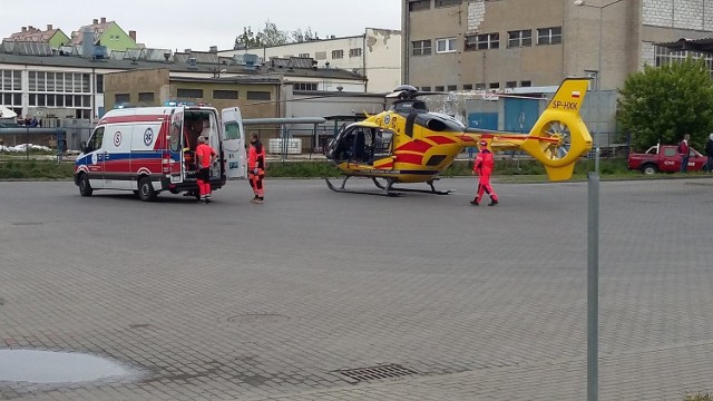 61-latek z Chełmna trafił do szpitala