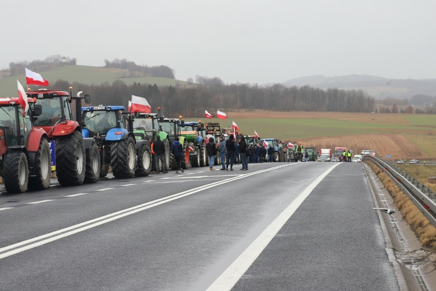 Protest rolników w regionie
