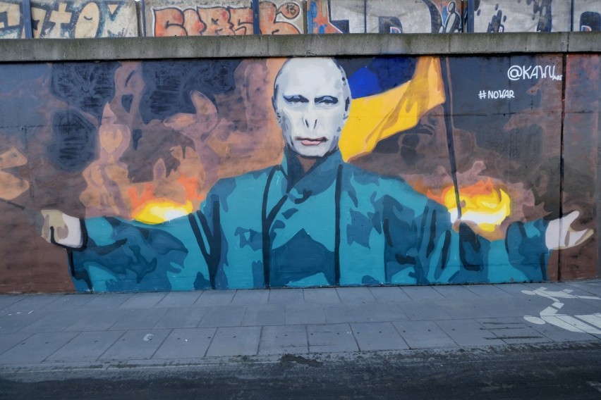 Putin Voldemort. Nowy mural powstał na Wildzie....