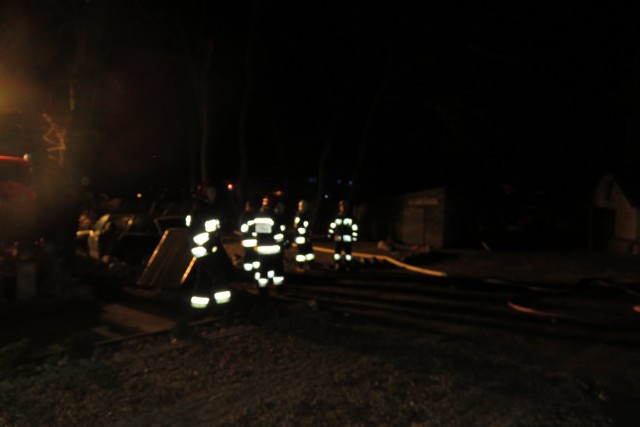 Pożar w Rostarzewie FOTO