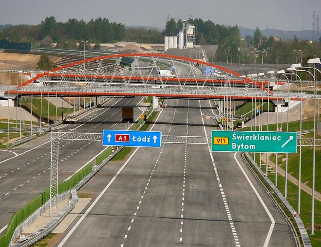 Autostrada A1 na Śląsku