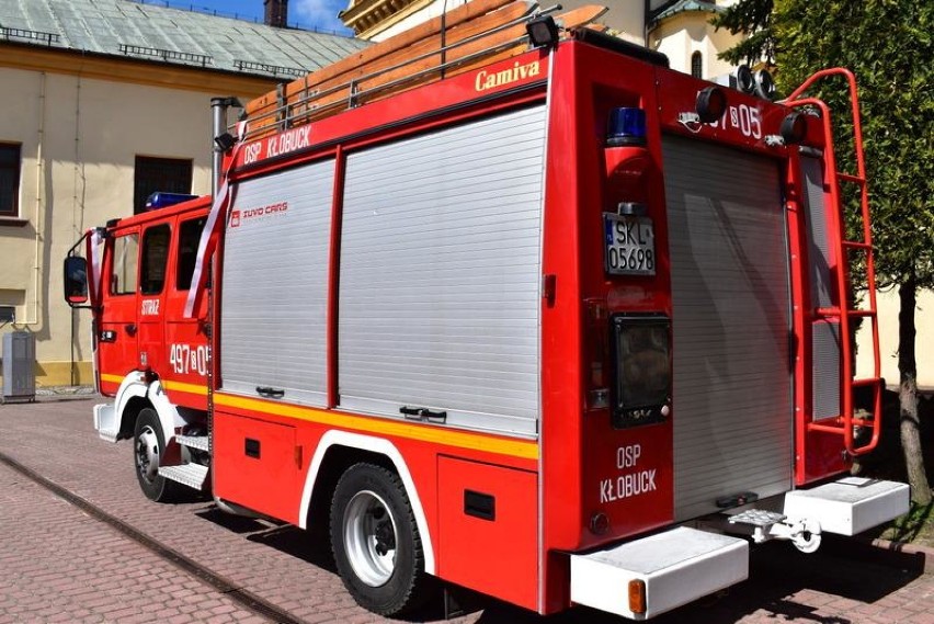 Poświęcenie nowego wozu strażackiego OSP Kłobuck