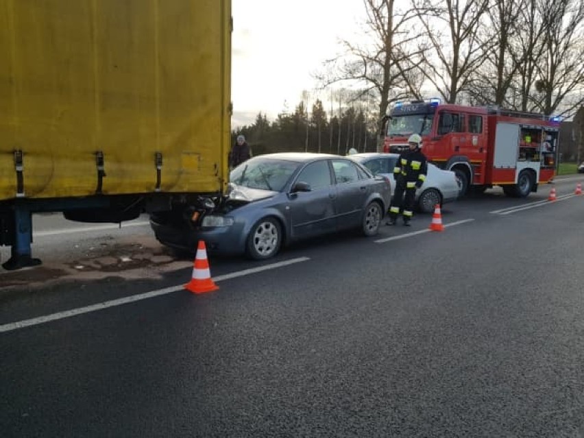 Tczew: wypadek drogowy na drodze krajowej 91 w Subkowach 