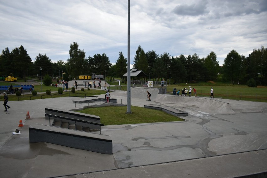 Wandalizm w skateparku w Olkuszu