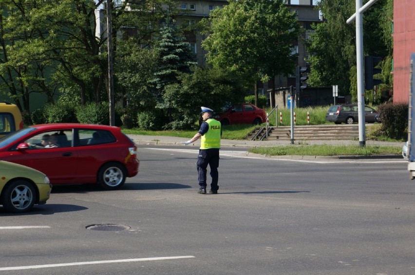 Policjant drogówki 2014 -  w kierowaniu ruchem najlepszy był policjant z Bytomia