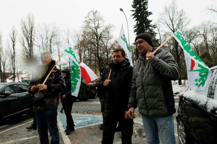 Białystok. Protest rolników 24 stycznia