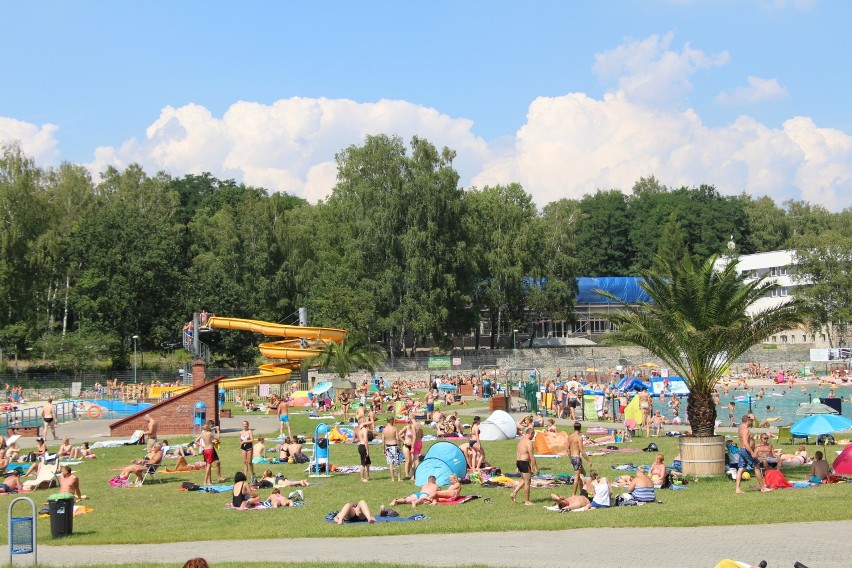 Aqua aerobik i inne atrakcje Kąpieliska Leśnego w Gliwicach ZDJĘCIA