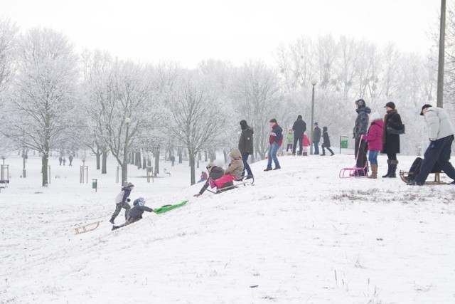 W parku Wieniawskiego zostanie wysypane w sumie aż 30 ton śniegu, dzięki czemu będzie można poczuć tu zimę.