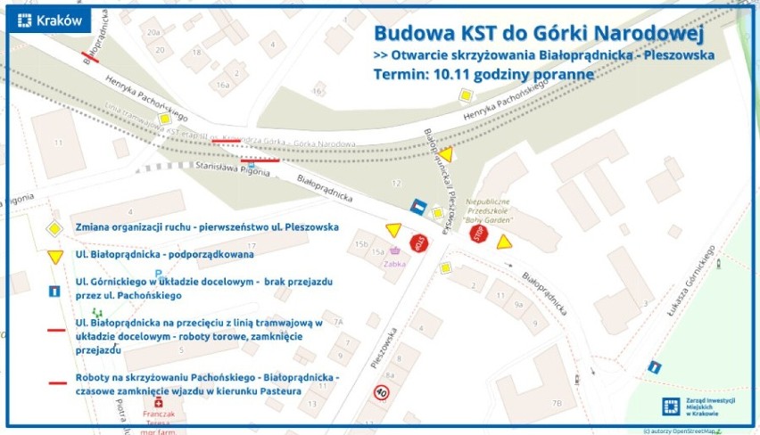 Kraków. Otworzą ważne skrzyżowanie. Są też inne zmiany w ruchu i remontach