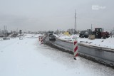 Szczecin. Jak idą prace na węźle "Granitowa" i "Łękno"? Wstrzymano prace przez pogodę?