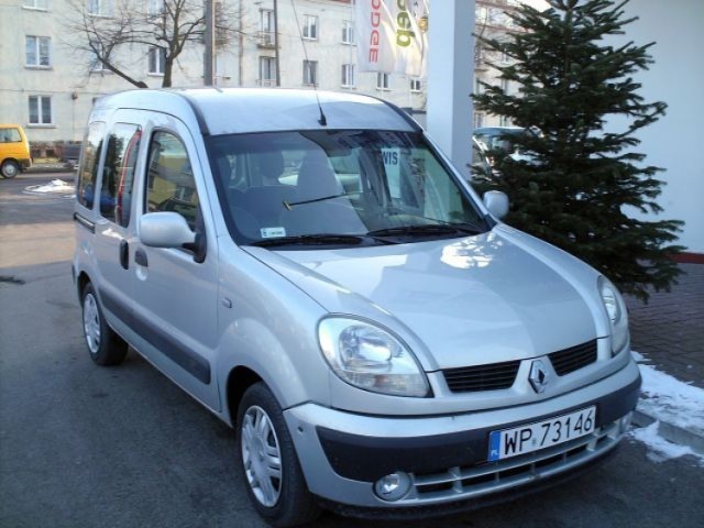 Skradzione renault Kangoo o nr rej. WP 73146