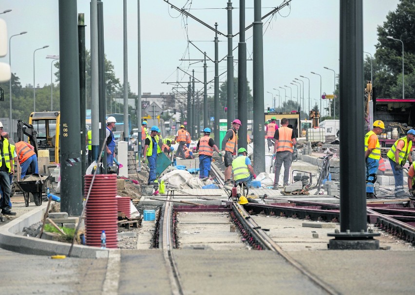 Zgodnie z planem przebiega budowa linii tramwajowej Lipska -...