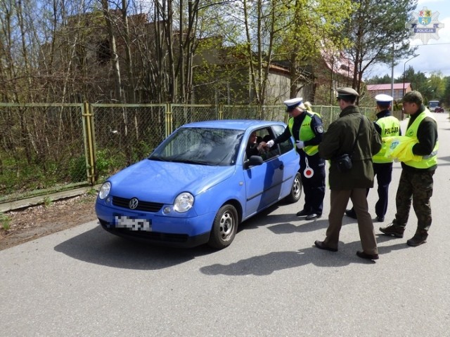 Wspólna akcja policji i leśników w powiecie lęborskim