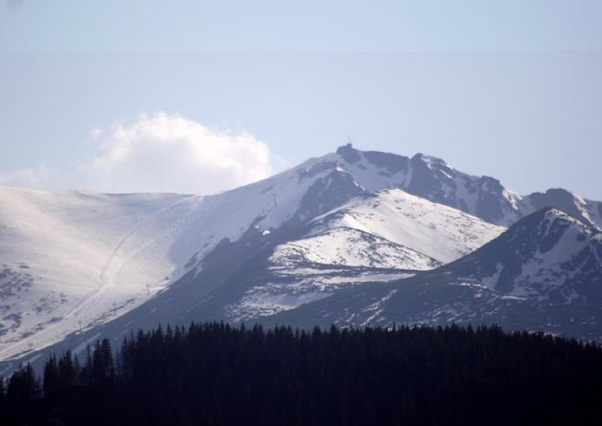 maj 2010 widok z Tarasówek na Kasprowy