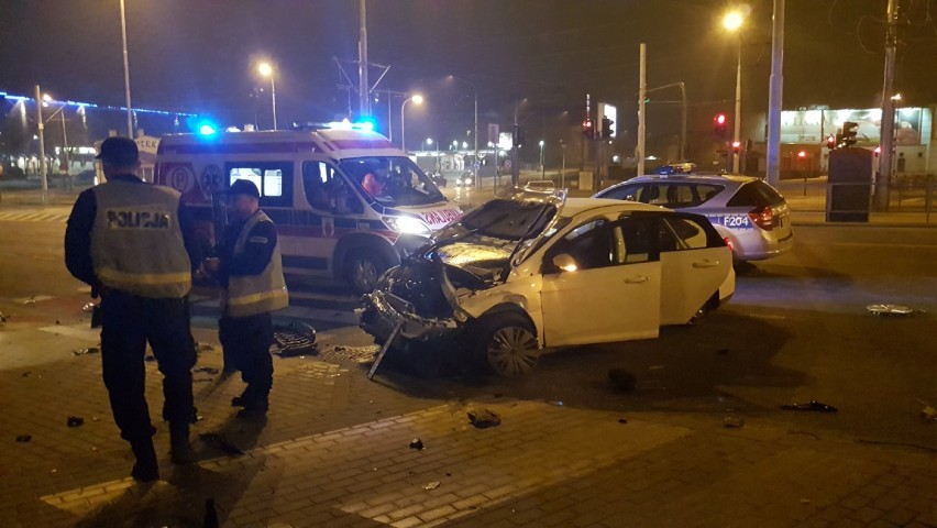 Wypadek miał miejsce na Zgierskiej w Łodzi