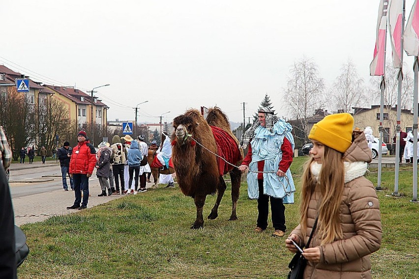 Orszak Trzech Króli w Brzezinach - uczestnicy przeszli ulicami miasta