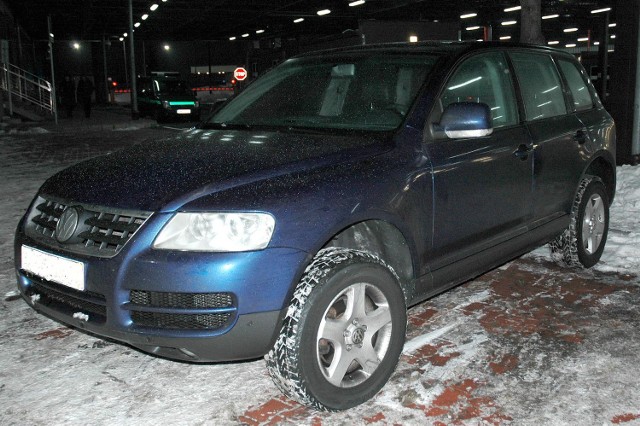VW Touareg zatrzymany na granicy w Terespolu