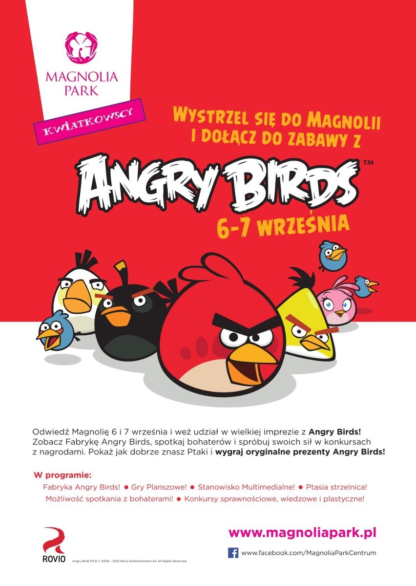 Angry Birds w Magnolia Park

W najbliższy weekend, 6 i 7...