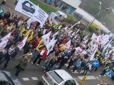 Protest górników w Brzeszczach: Związkowcy nie chcą S1