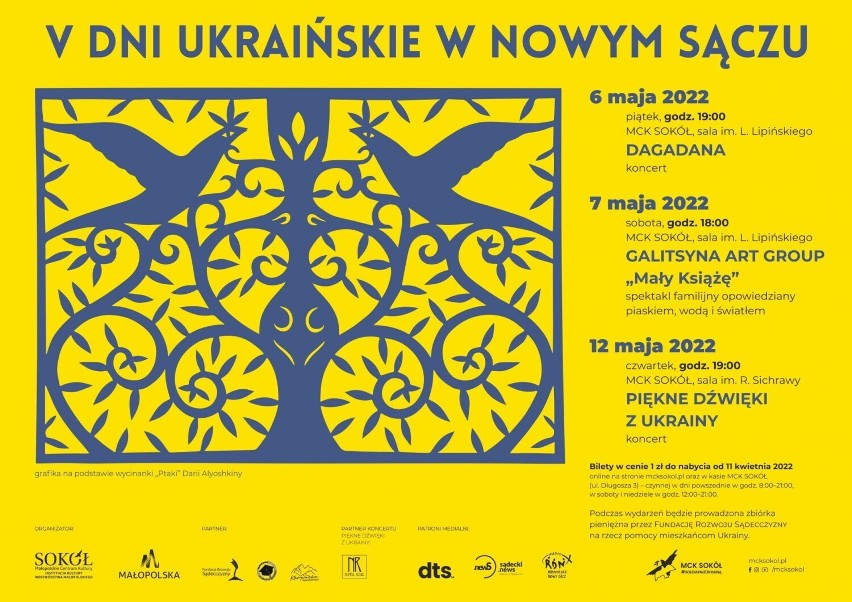 NOWY SĄCZ

Piątek - 6 maja

V Dni Ukraińskie w Nowym Sączu
