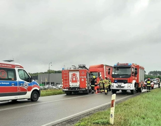 Jeszcze we wtorek karetka była na miejscu wypadku