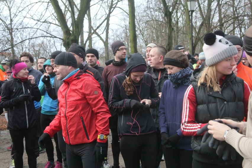Parkrun Łódź. Bieg w parku Poniatowskiego - 3 stycznia 2015