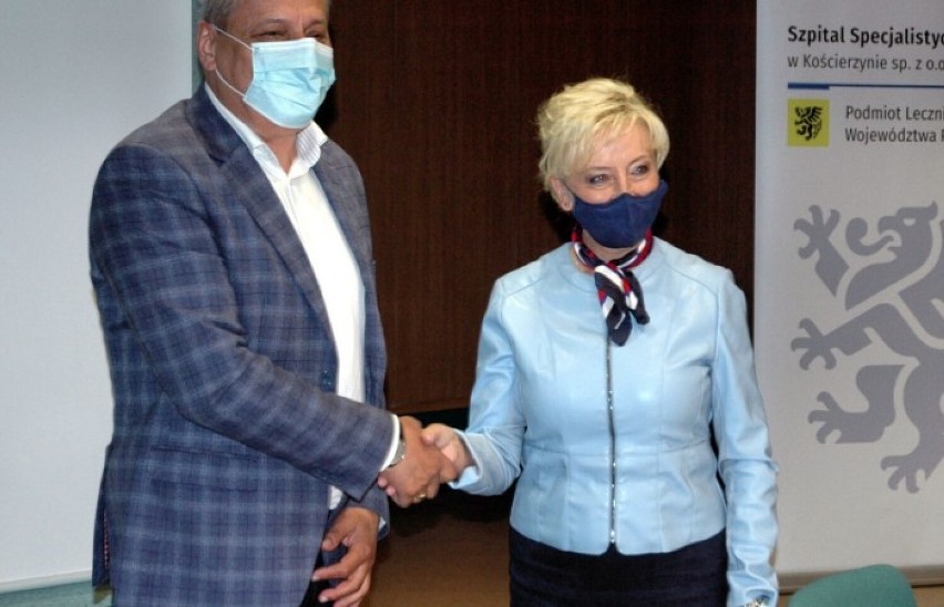 Gmina Dziemiany przekazała pieniądze na budowę hospicjum w szpitalu w Kościerzynie