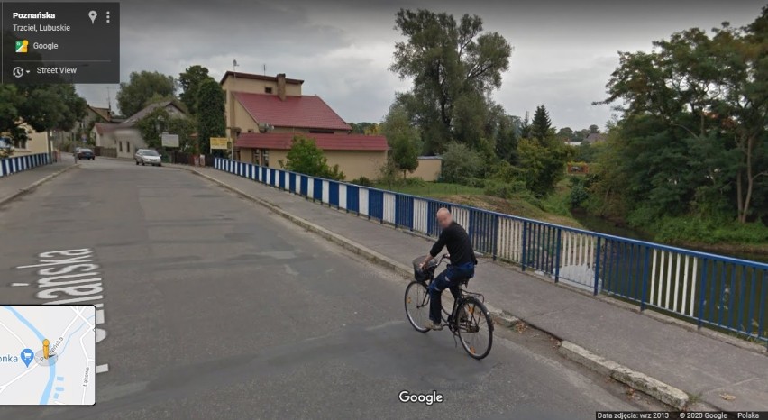 Za pomocą google street view zwiedzamy Trzciel i Przytoczną