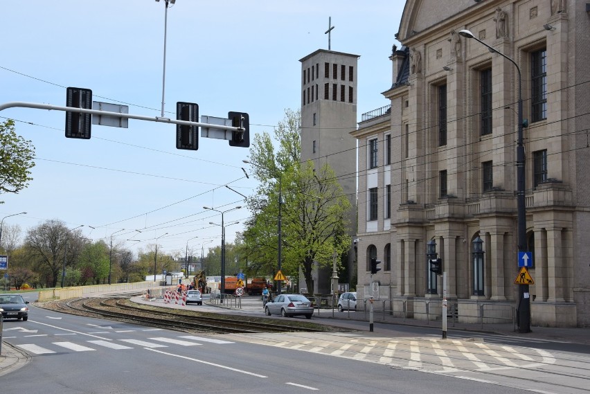 Przebudowa na ulicy 1 Maja w Katowicach
