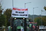 Rolniczy protest na ulicach miasta i DK 12, na odcinku Głogów - Wschowa. Utrudnienia dla kierowców. Zdjęcia