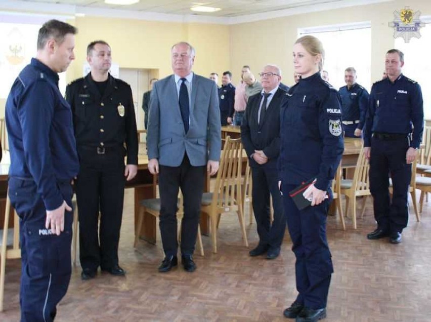 Malborska policja w 2018 roku. Praca funkcjonariuszy podsumowana podczas odprawy służbowej