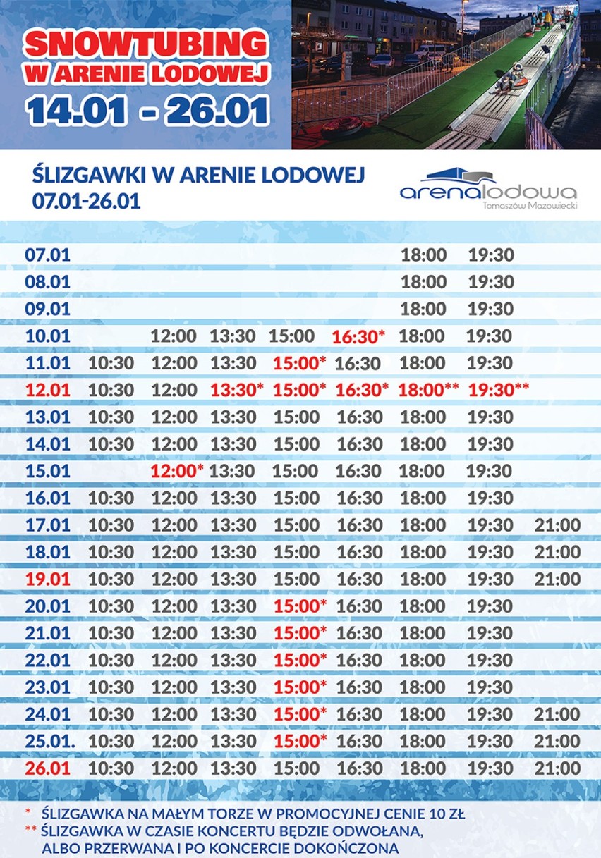 Weekend w Tomaszowie Maz. Przegląd imprez w mieście i regionie od 10 do 12 stycznia [plakaty]