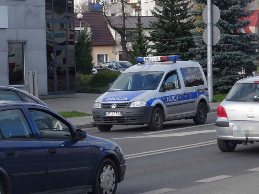 Zderzenie trzech samochodów w Wągrowcu