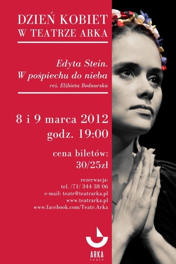 "Edyta Stein. W pośpiechu do nieba"  w Teatrze Arka

TUTAJ...