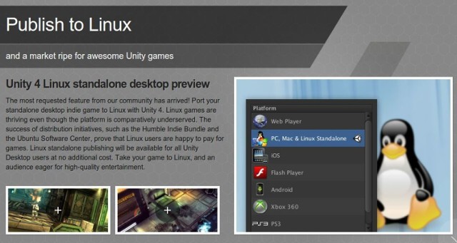 Unity 4 dla Linuksa. Czy wkrótce będzie więcej gier dla Linuksa?