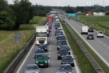 Olbrzymi korek na A4 pod Legnicą