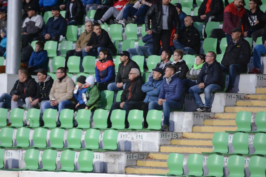 Kibice na meczu Olimpia Grudziądz - Gryf Wejherowo [zdjęcia]