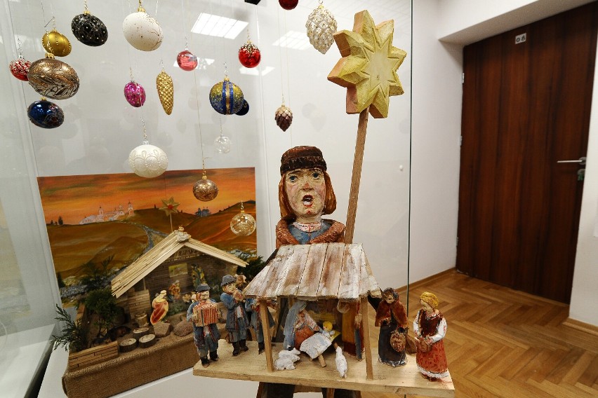 Wystawa szopek bożonarodzeniowych w Muzeum Regionalnym w...